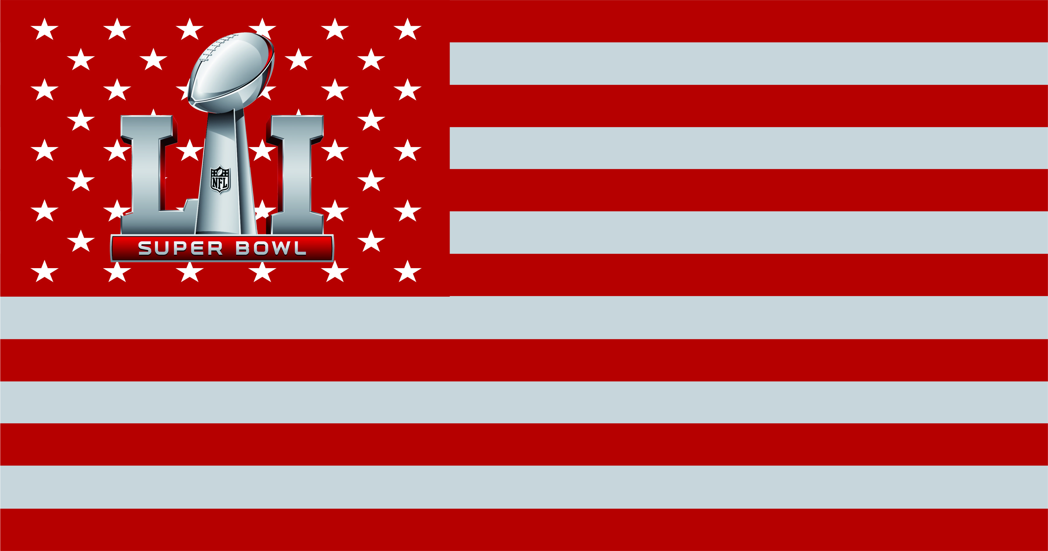 Super Bowl Flag001 logo iron on paper